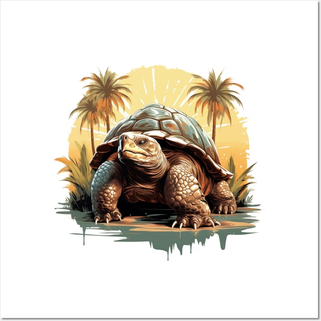 Alligator Snapping Turtle Wall Art by zooleisurelife